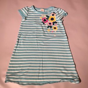 COPY - Gymboree blue and white striped dress